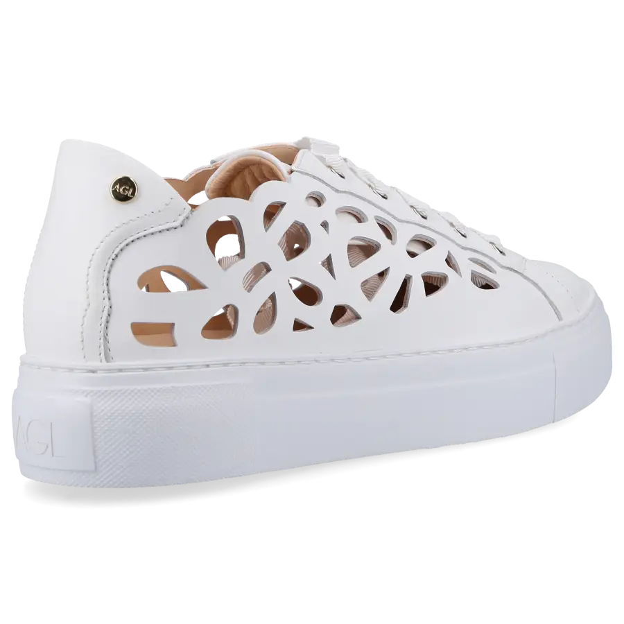 AGL Attilio Giusti Leombruni - Sneaker low D925249 Kalbsleder - weiß