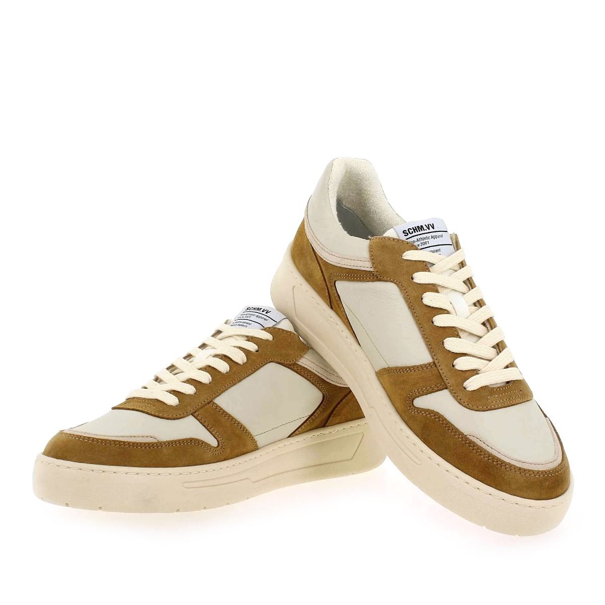 Schmoove  ORDER SNEAKER H23 - Blanc Camel