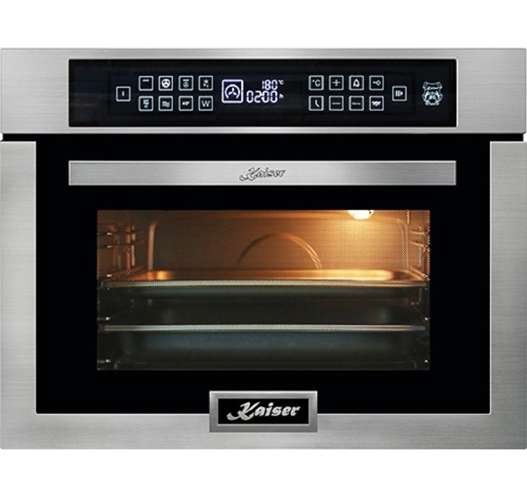 Kaiser Küchengeräte Einbau-Mikrowelle EM 6307 R, 38,00 l, Mikrowellen-Backofen, 45 cm Hoch,TouchControl, Heißluft