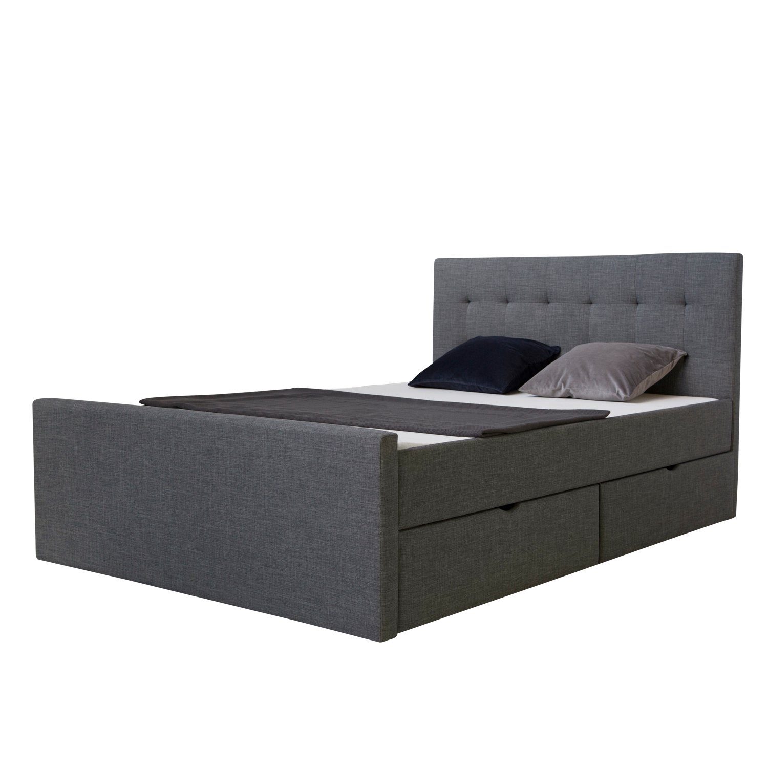 Homestyle4u Bettschubkasten Bettkasten Bett Schublade 2er Set Bettauszug (2er Set)