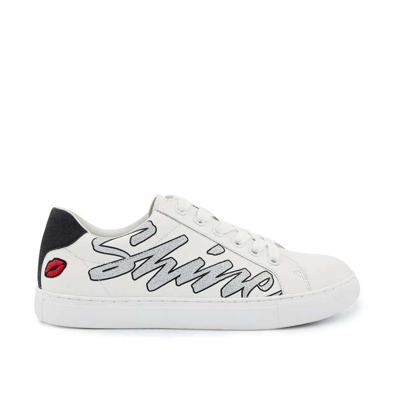 Baskets en cuir Simone shine bright