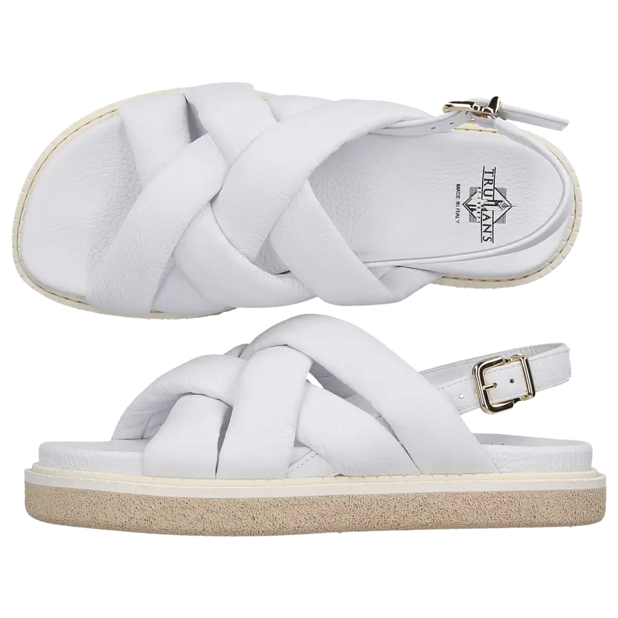 Truman's - Sandalen 9586 Kalbsleder - weiß