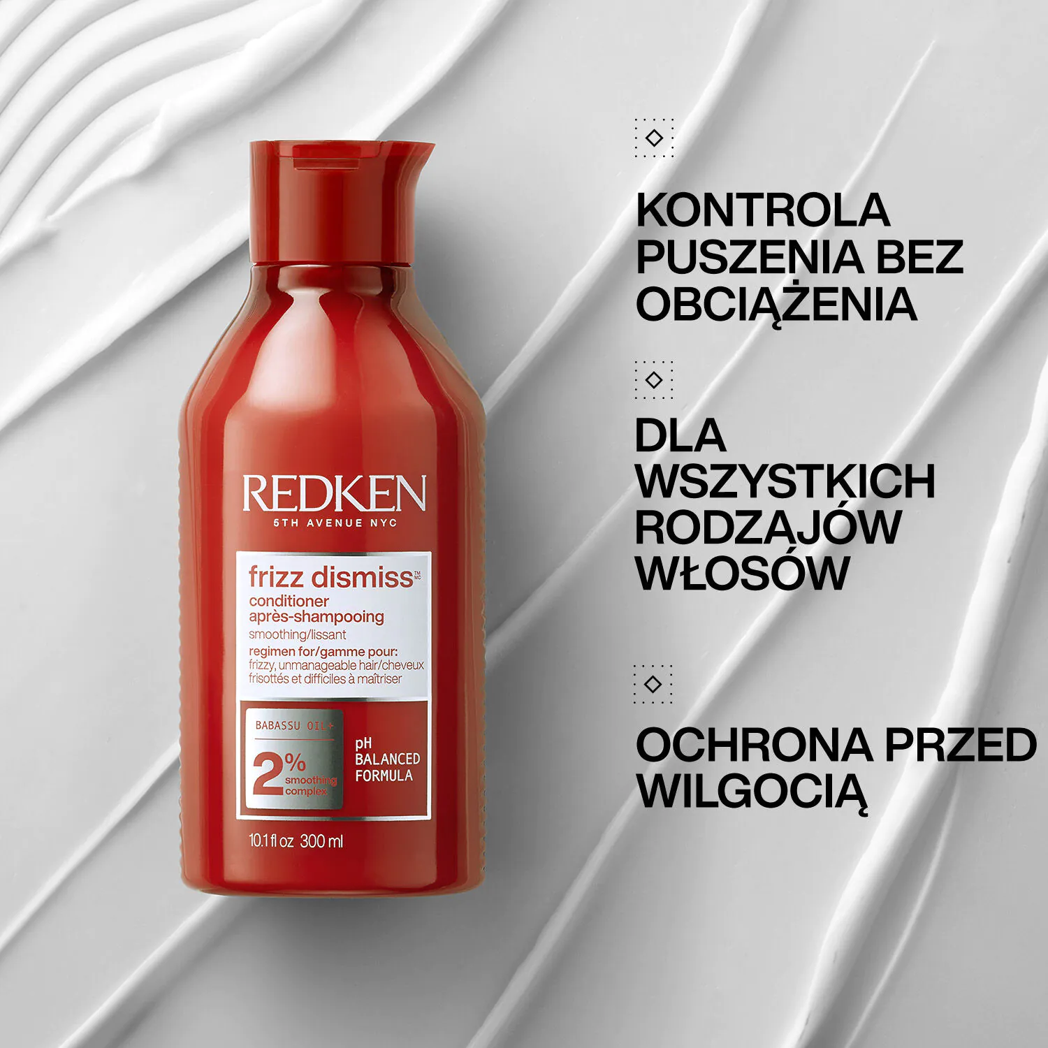 Μάσκα μαλλιών Redken Frizz Dismiss