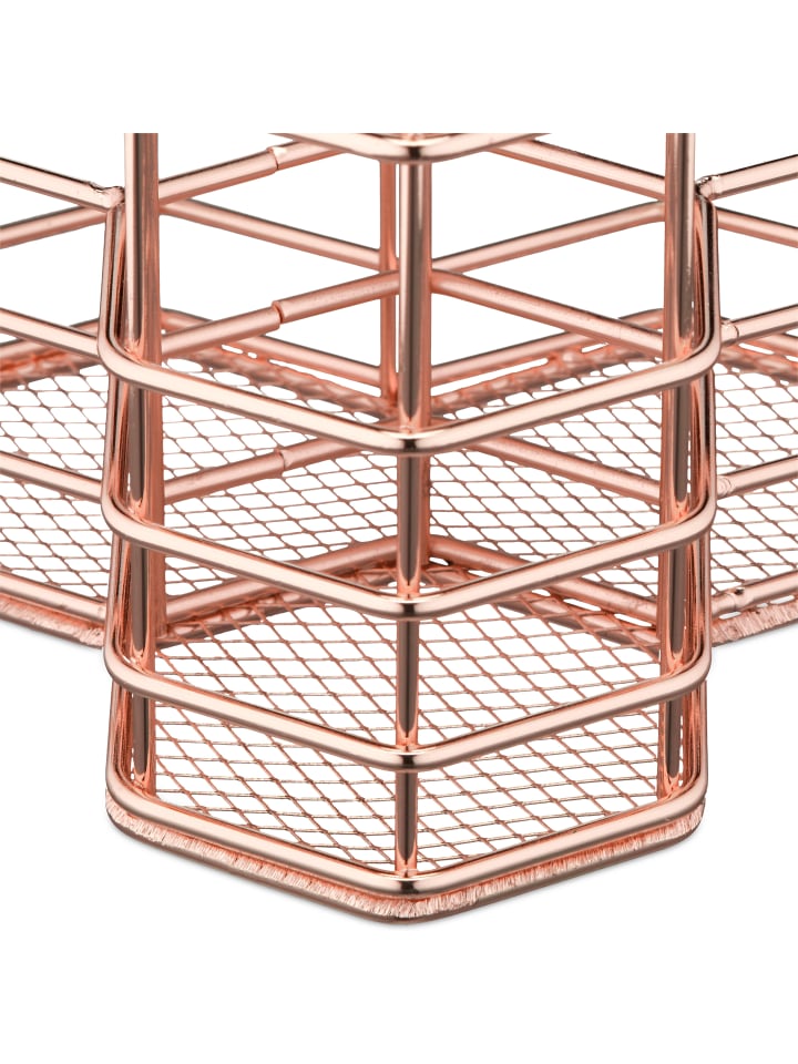 relaxdays Pinselhalter in Rosegold - (B)12 x (H)12,5 x (T)12,5 günstig kaufen onesize