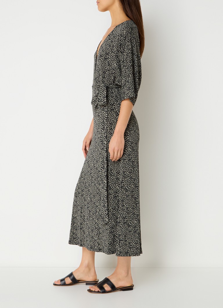 Robe portefeuille midi en jersey imprimé Marc O'Polo