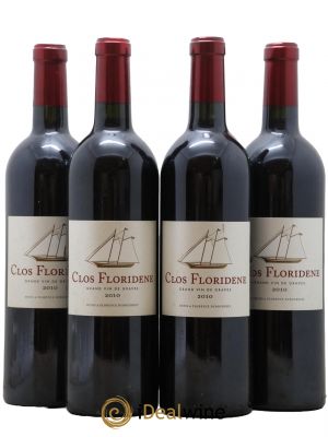 Clos Floridène  2010 - Lot de 4 Bouteilles