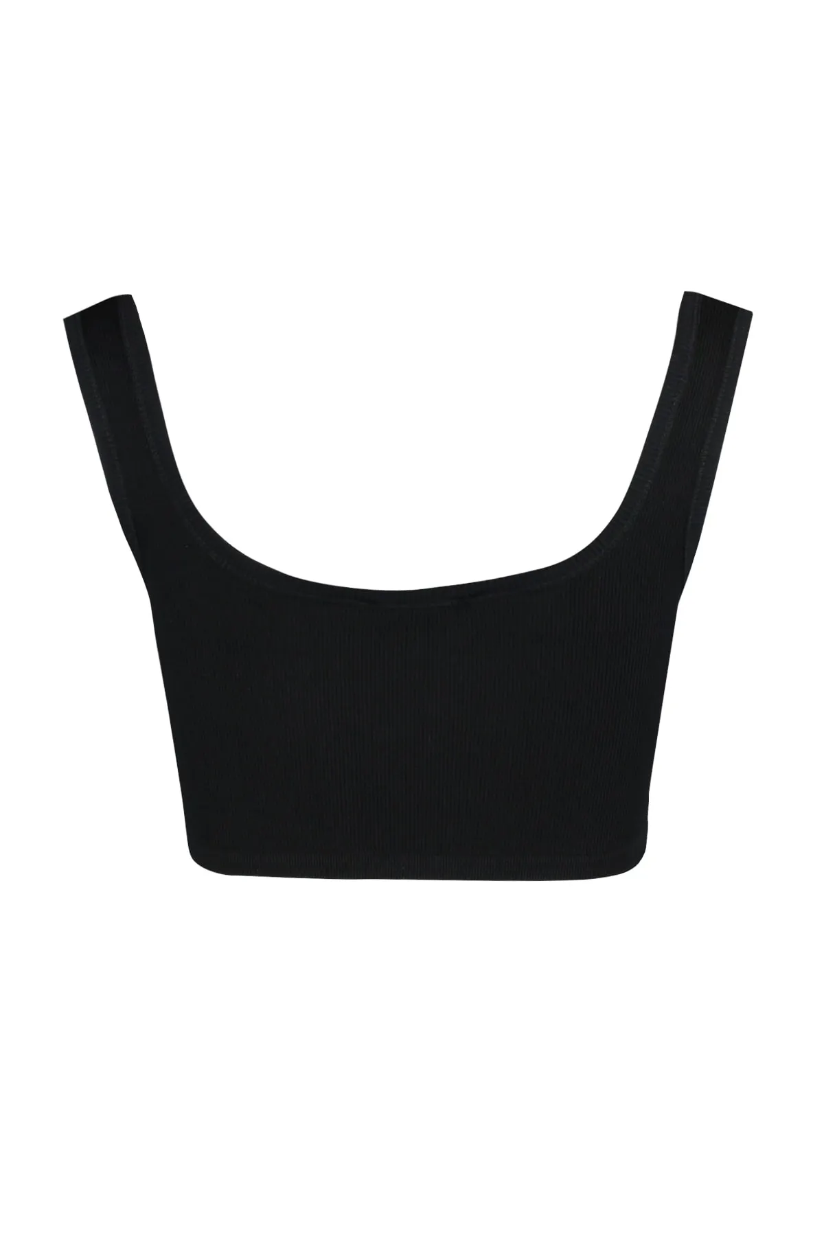 Trendyol Collection  Schwarzer nahtloser/nahtloser, leicht stützender/formender gestrickter Sport-BH TWOSS21SS0008