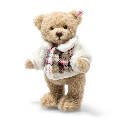 Ben Teddybär mit Winterjacke, 28 cm, beige