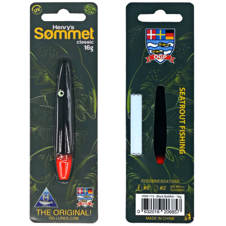 OGP Meerforellen-Köder Henry´s Sømmet (Black Baitfish)