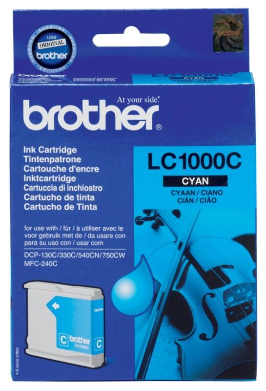 Brother LC1000C Original Tintenpatrone Cyan