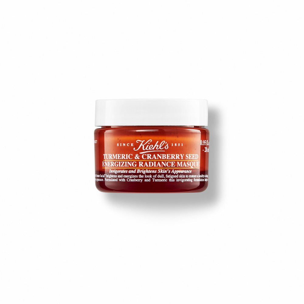 kiehl's Turmeric & Cranberry Seed Energizing Radiance Masque Masque exfoliant éclat instantané à base de curcuma et cranberry