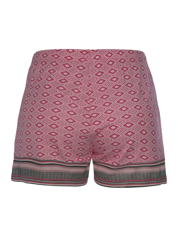 VIVANCE DREAMS Schlafshorts in pink gemustert günstig kaufen