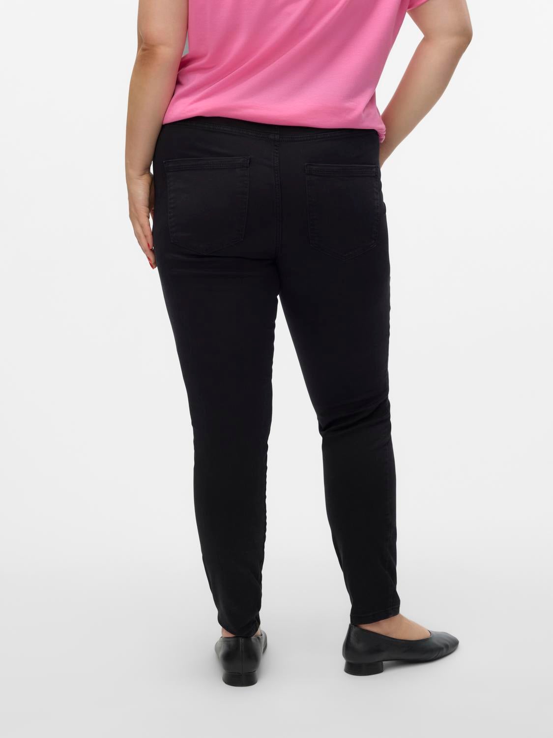 VMPHIA Hohe Taille Slim Fit Jeans