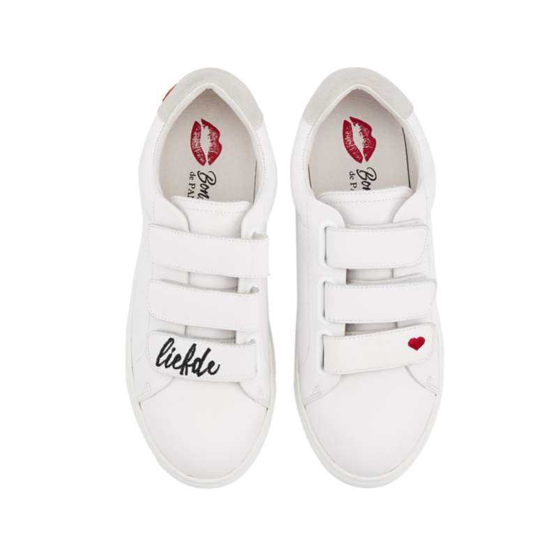 Baskets en cuir Edith liefde