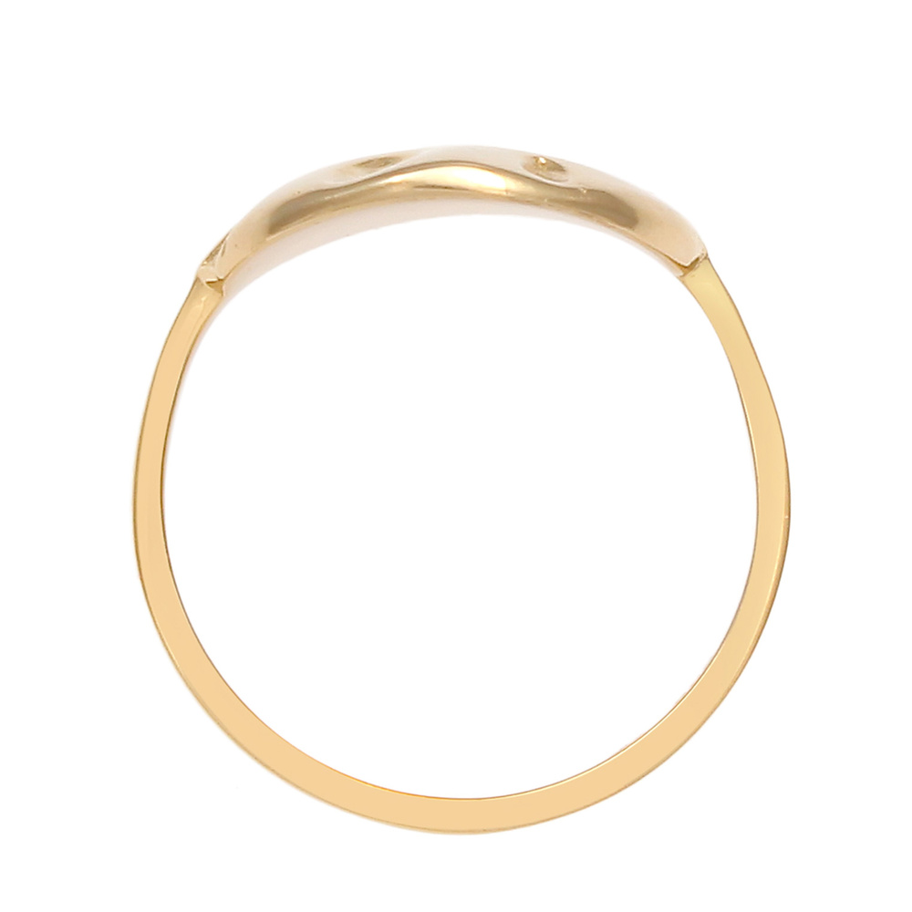 Elli Elli Bague Plättchen Coin Rund Struktur Geo 925 Silber Bague
