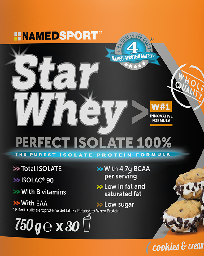Energetico Named Sport Star srvátkový izolát 750g SP809