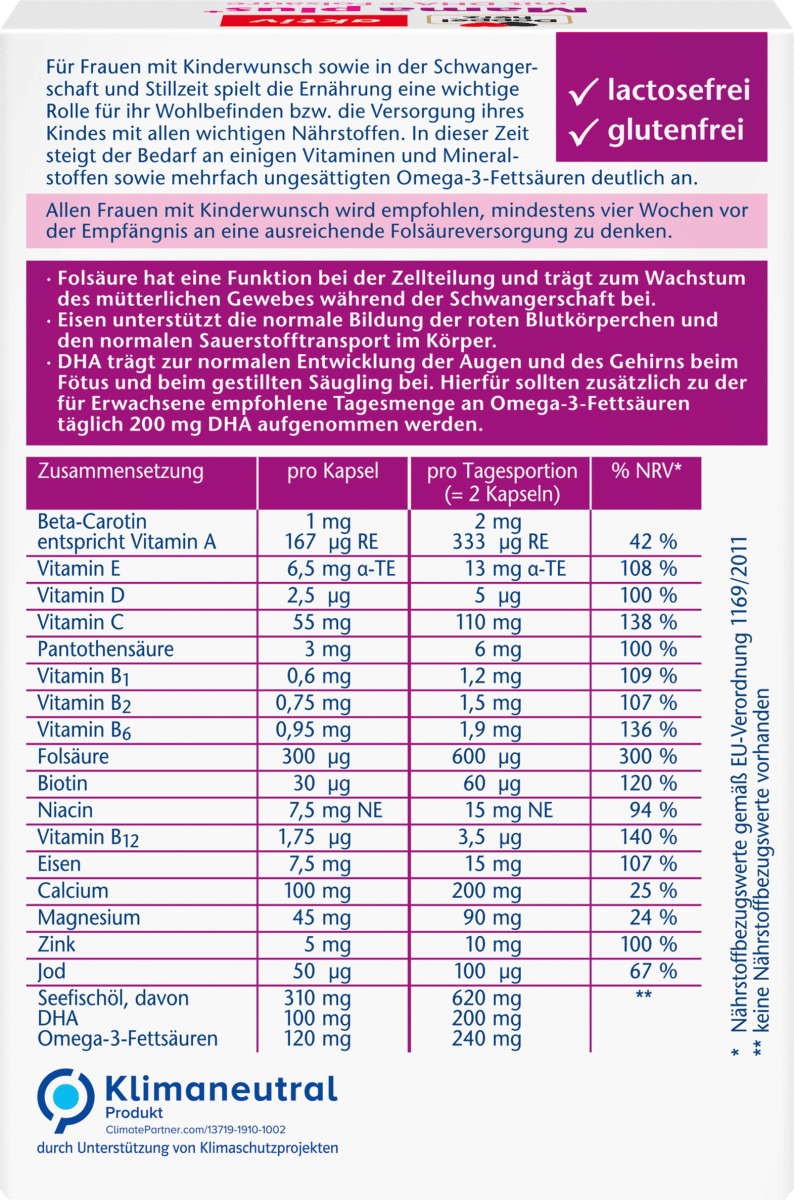 Mama plus, Kapseln 30 St., 38,4 g