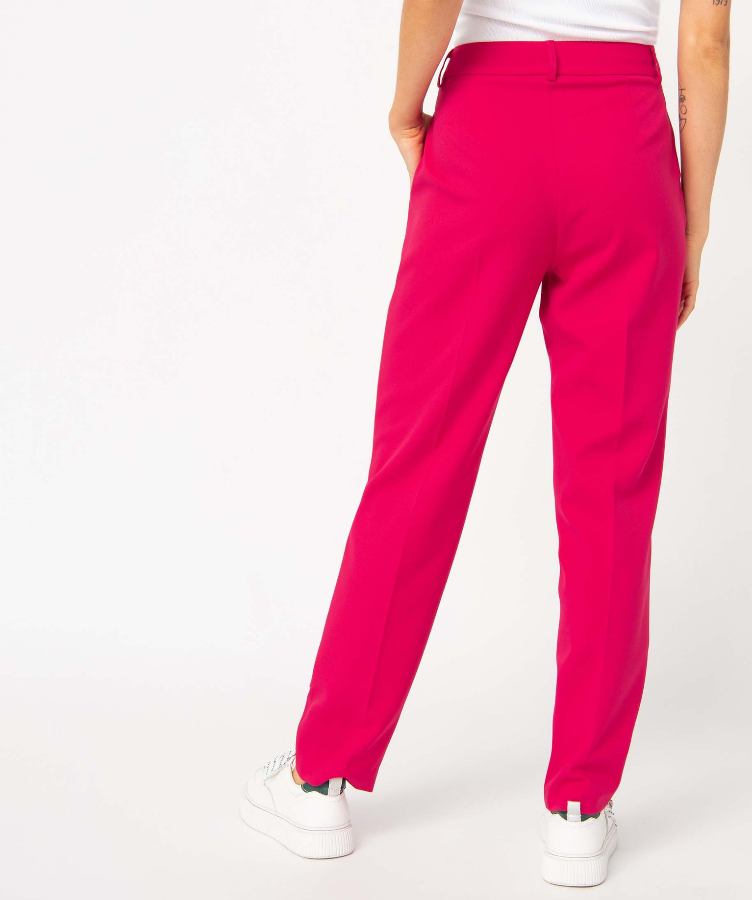 Pantalon de tailleur femme rose | GEMO