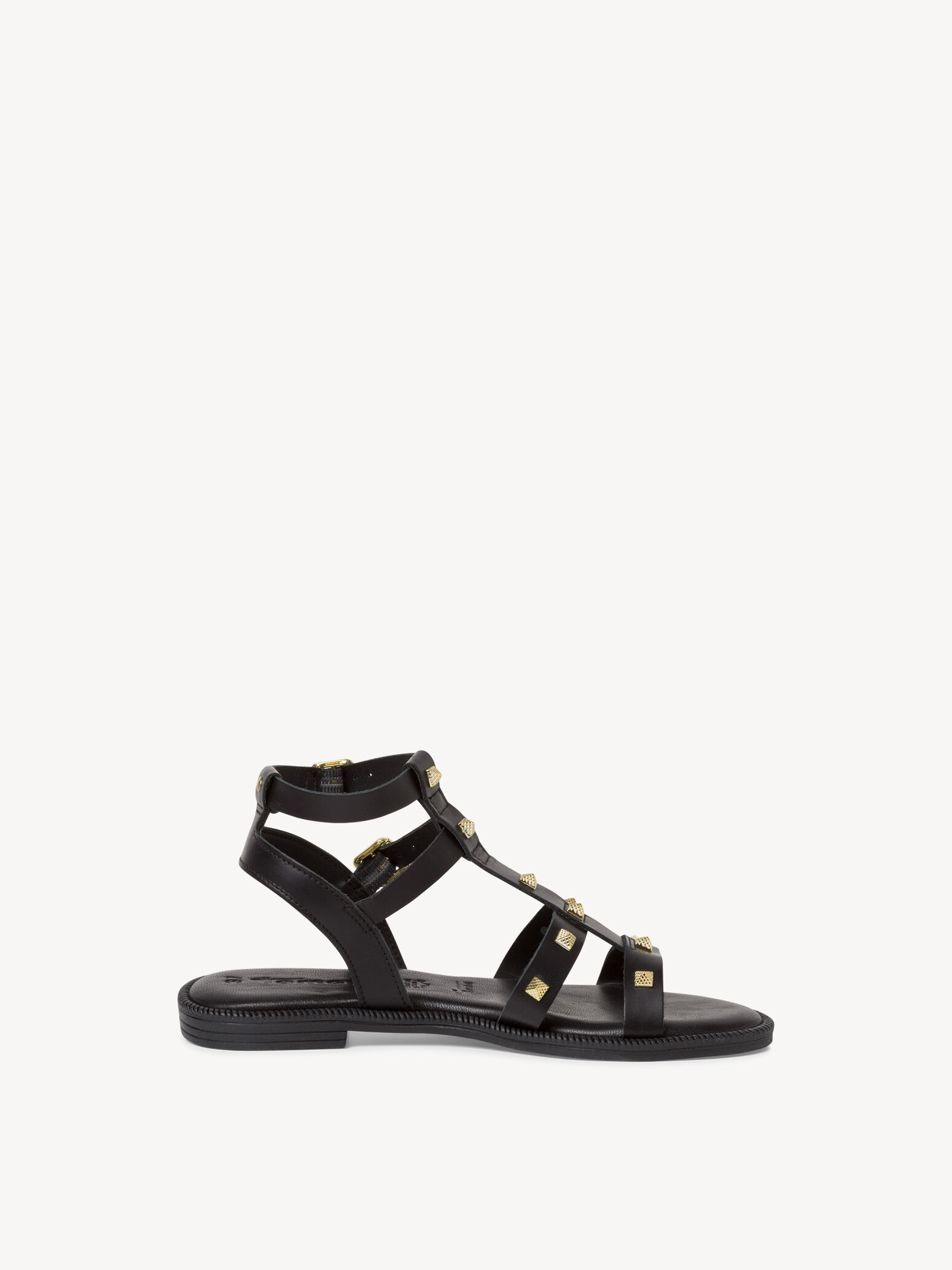 Sandale en cuir - noir