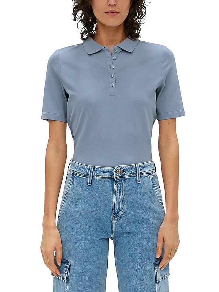 S.OLIVER RED LABEL Poloshirt in Hellblau günstig kaufen 40