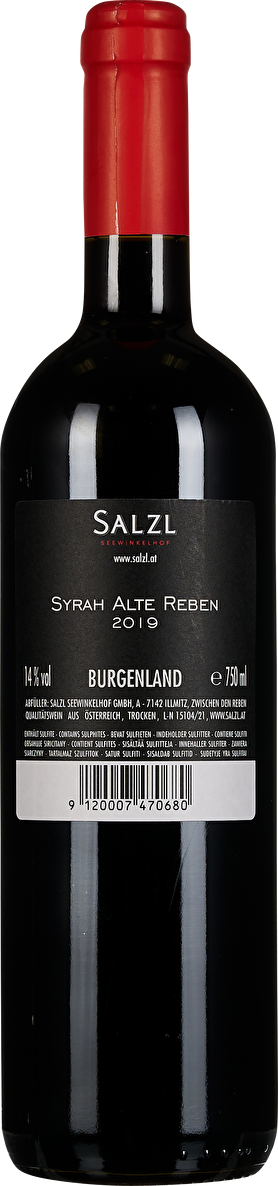 Salzl Syrah Alte Reben 2019
