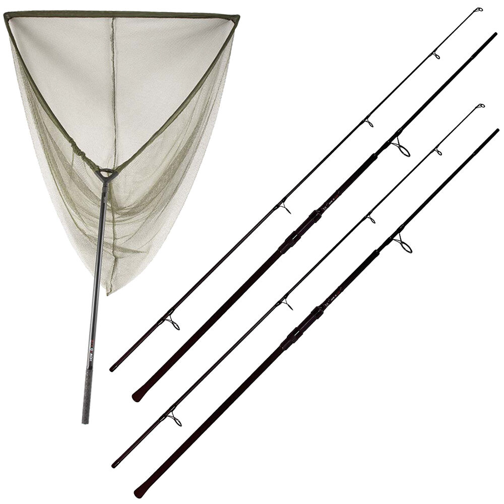 Balení 2 prutů Nomad Xtr 10' 3 Lbs + 1 podběrák Nomad Xtr