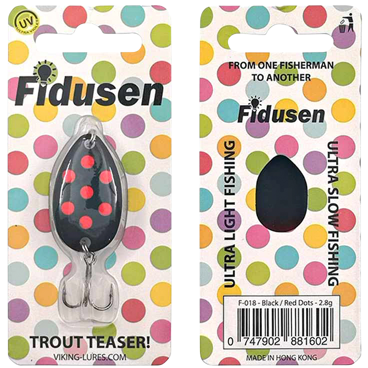 OGP Kunstköder Fidusen (Black/Red, 2,8 g)