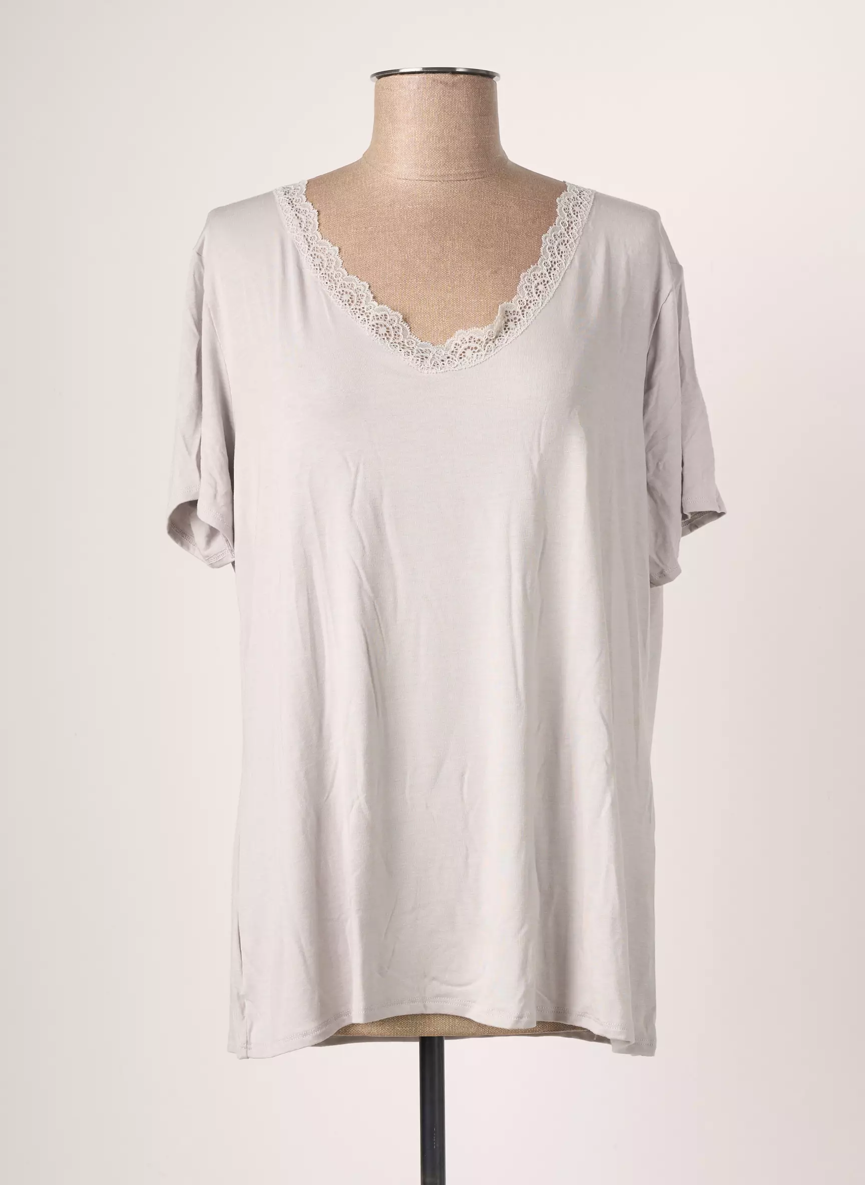 Thermolactyl By Damart Tops Femme couleur gris