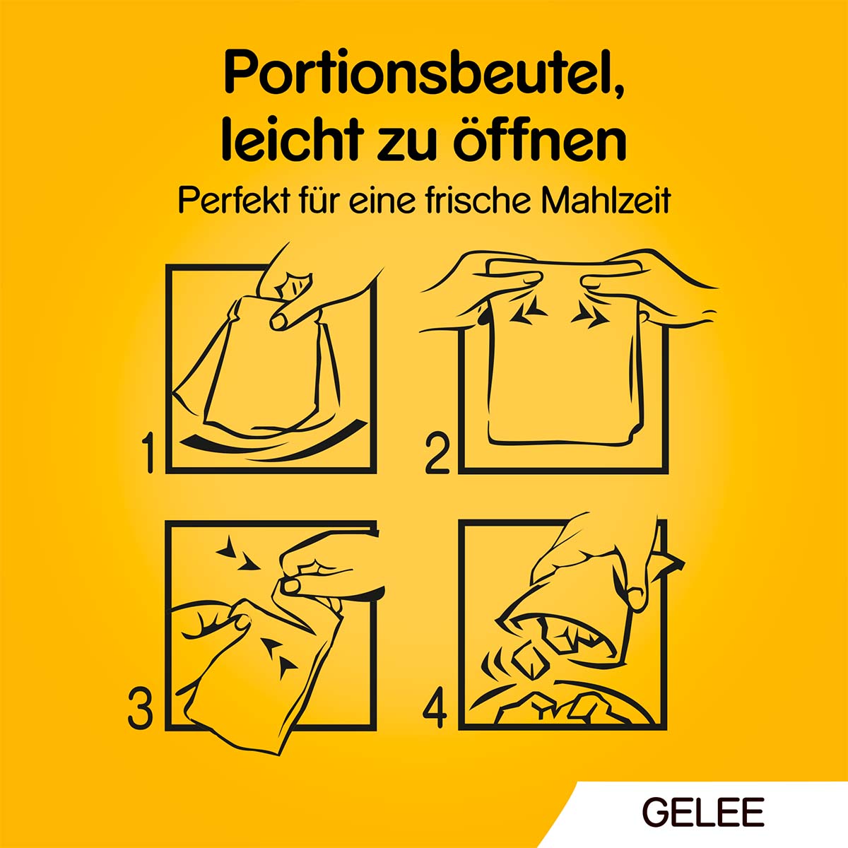 PEDIGREE Megapack Gemischte Selektion in Gelee 40x100g