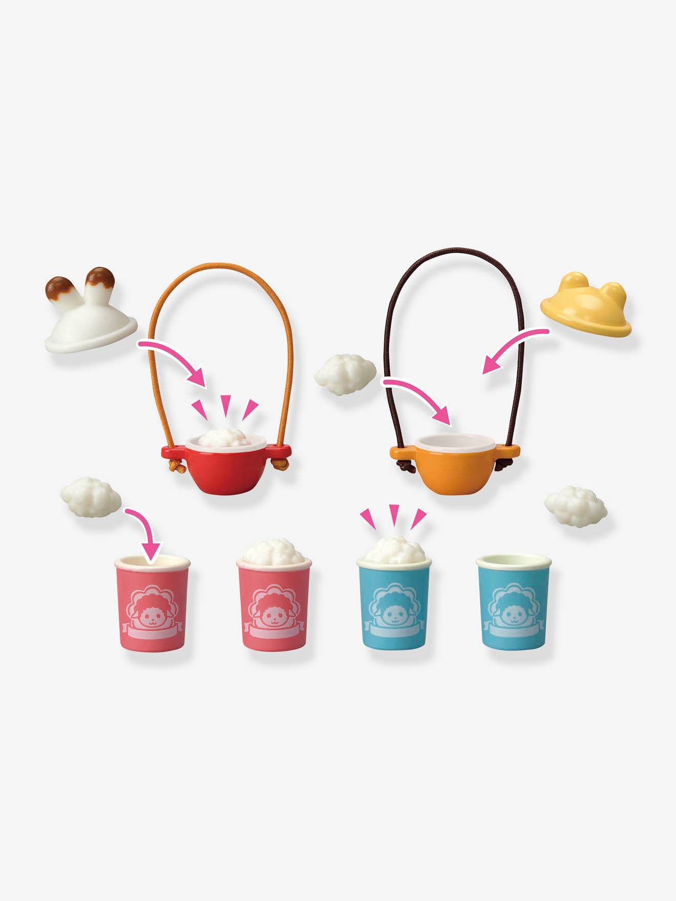 La maman mouton et son stand de popcorn SYLVANIAN FAMILIES blanc