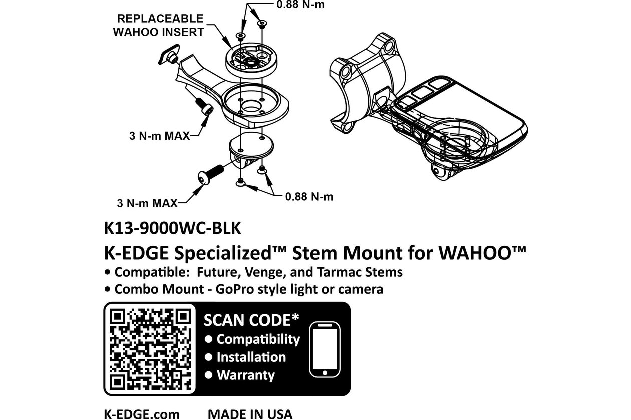 KEDGE Wahoo Future Combo Vorbauhalterung