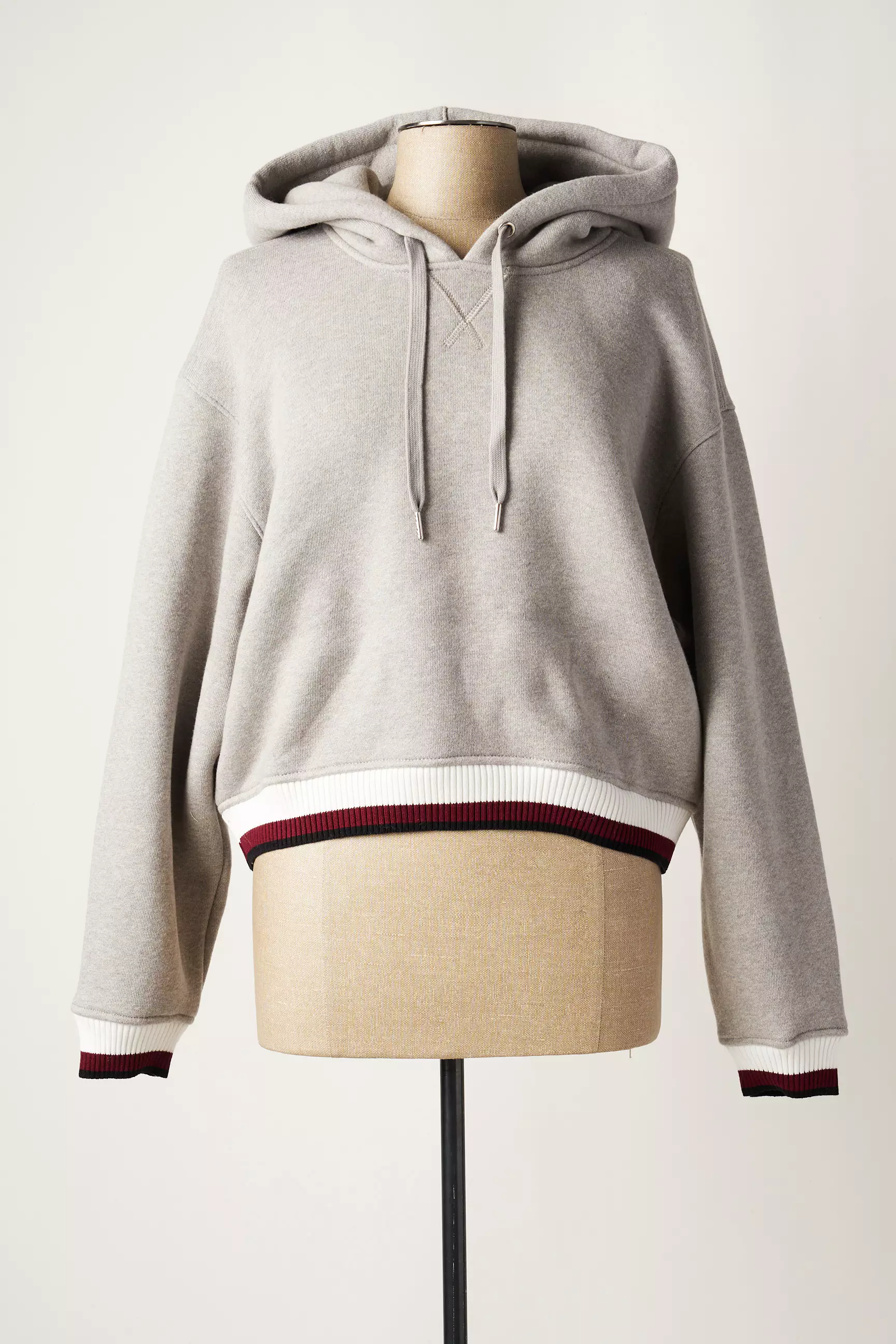 Alexander Wang Sweat Capuche Femme couleur gris
