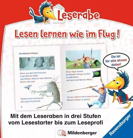 Leserabe mit Mildenberger Silbenmethode: Monstergeschichten