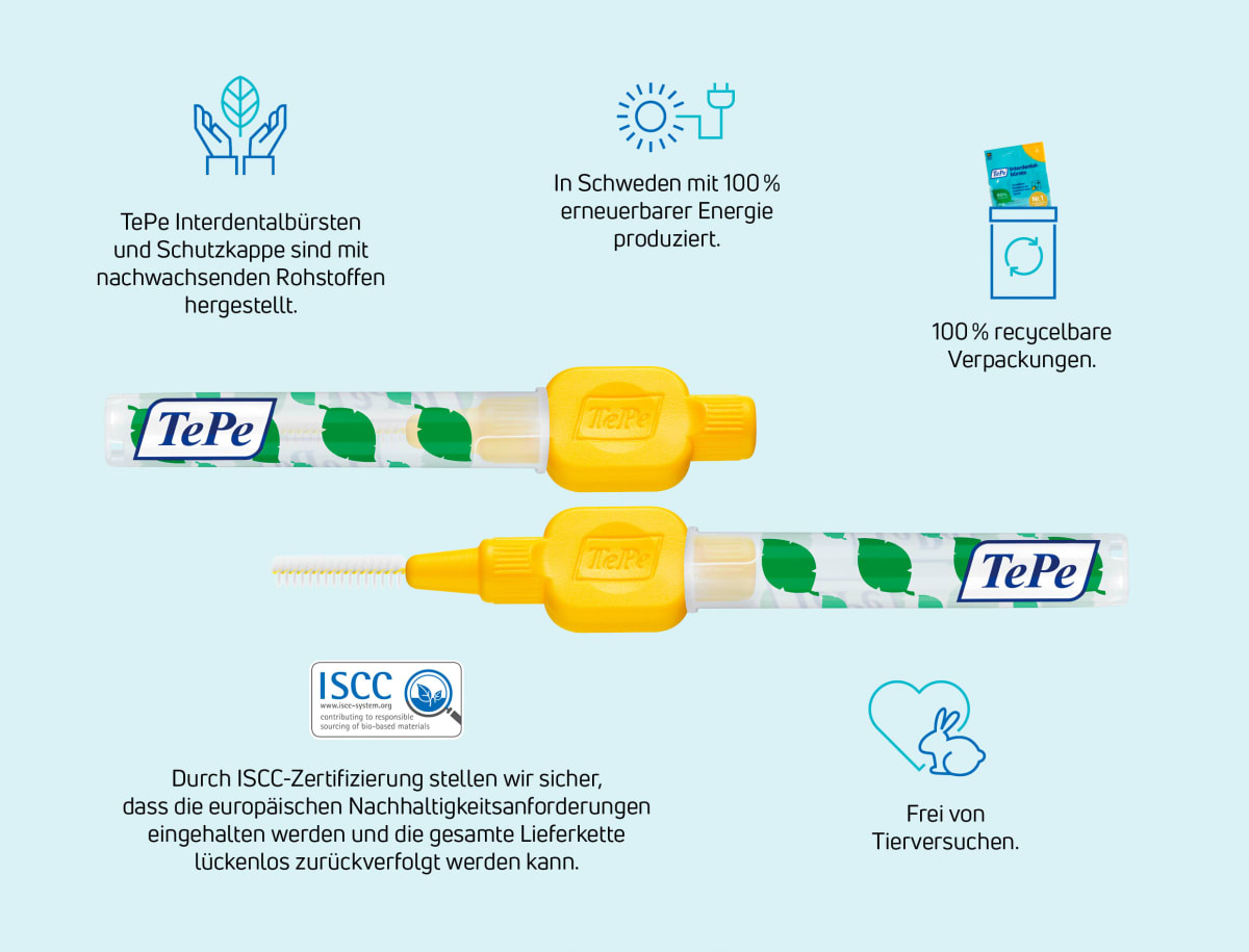 Interdentalbürsten gelb 0,7 mm ISO 4, 8 St