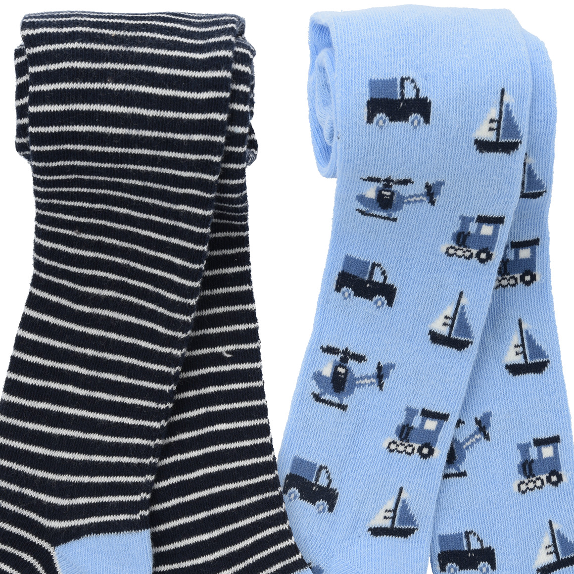 2 Newborn Strumpfhosen mit Bio-Baumwolle