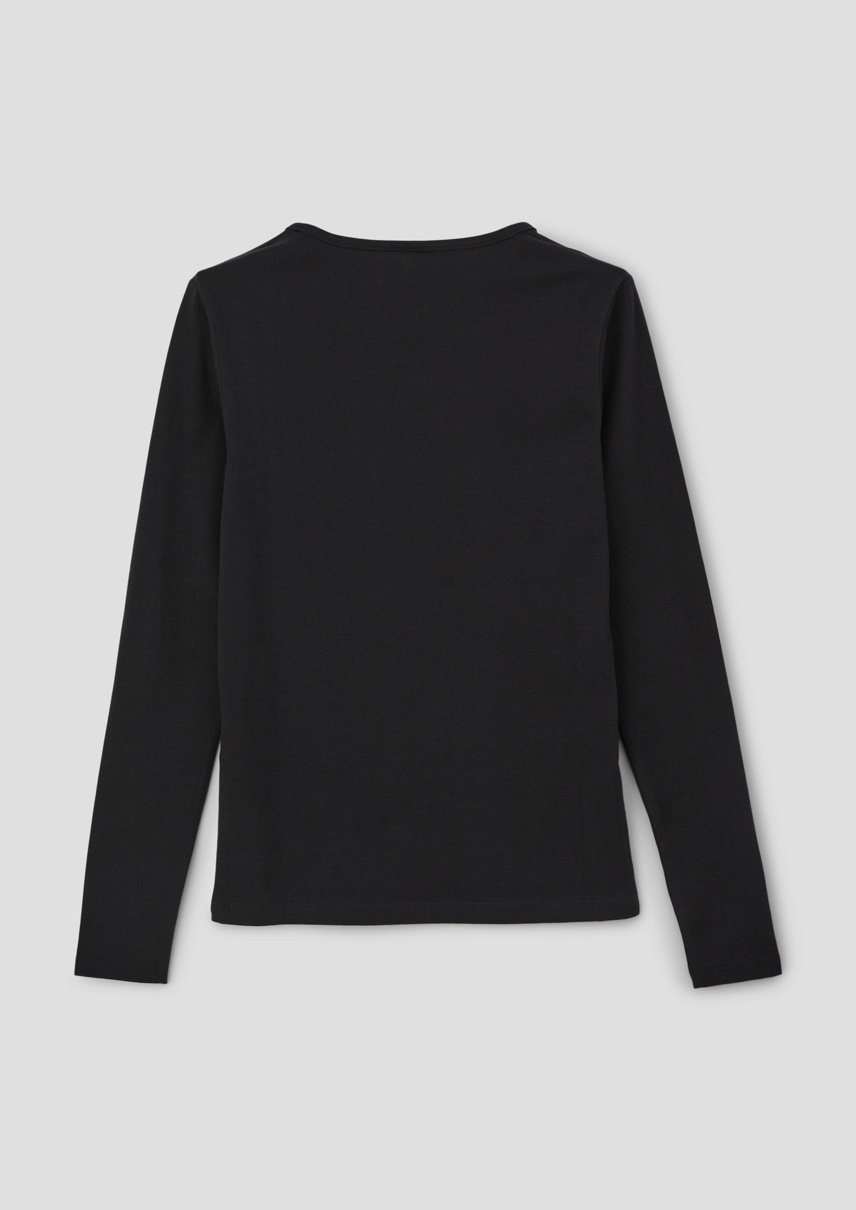 Longsleeve mit asymmetrischem Ausschnitt  2137288-9999