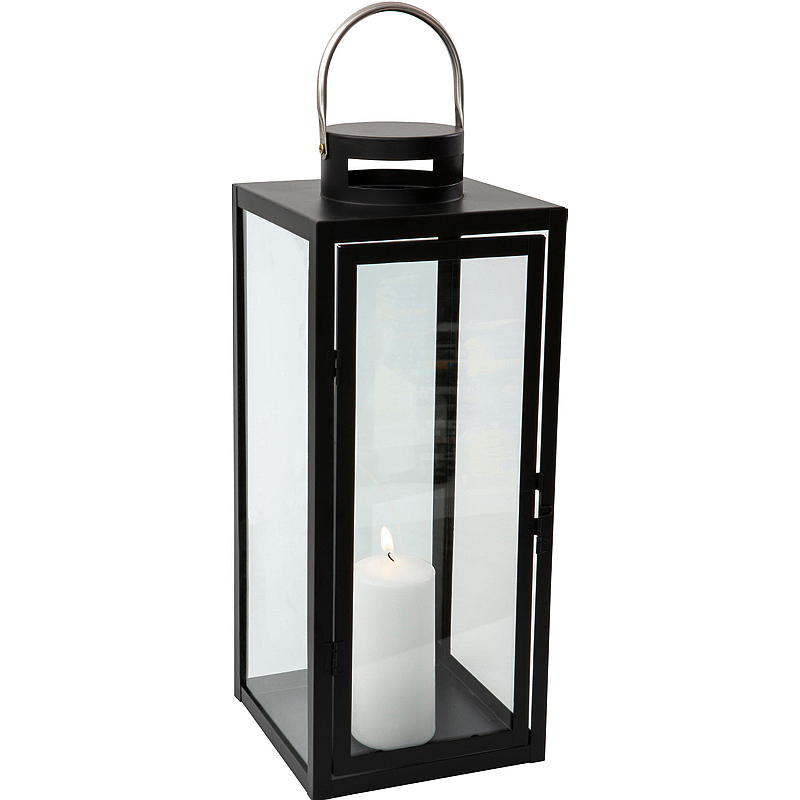 Home Lykt Slettnes 19x19x48 cm sort