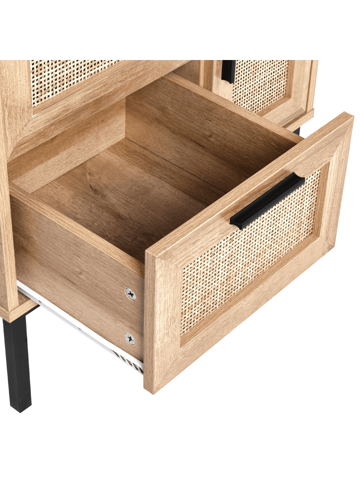 Beliani Badezimmerschrank ROSELL in Heller Holzfarbton - (W) 60 x (H) 60 x (L) 40 cm günstig kaufen onesize