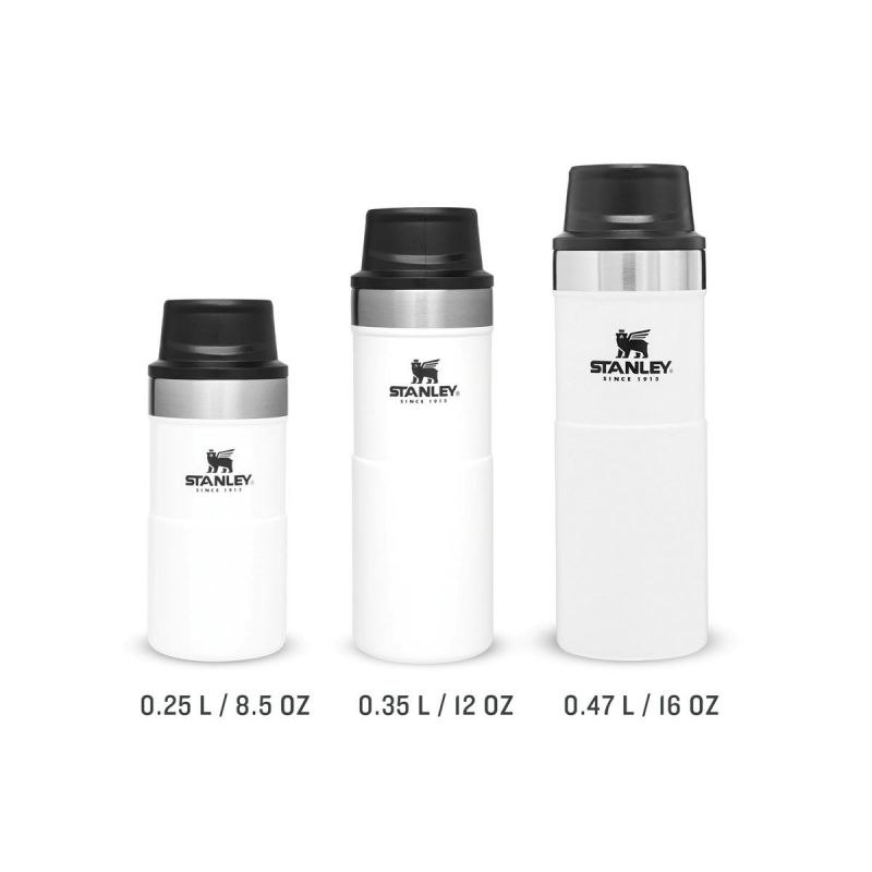 Stanley Thermoflasche, Classic Trigger-Action Travel Mug 8.5oz \/ 250ml Polar