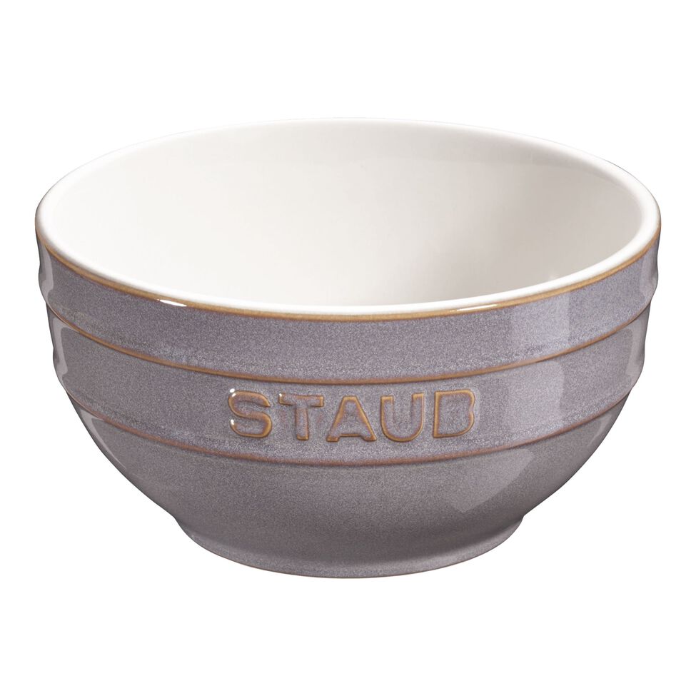 Schüssel 14 cm, Keramik, Antik-Grau