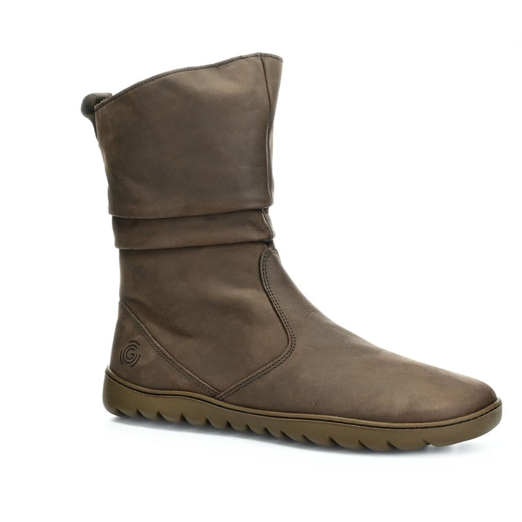 Groundies Odessa GX1 Brown Winter-Barfußschuhe