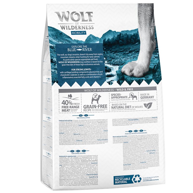 Wolf of Wilderness 'Explore The Blue River' Mobility - Freilandhuhn & Lachs