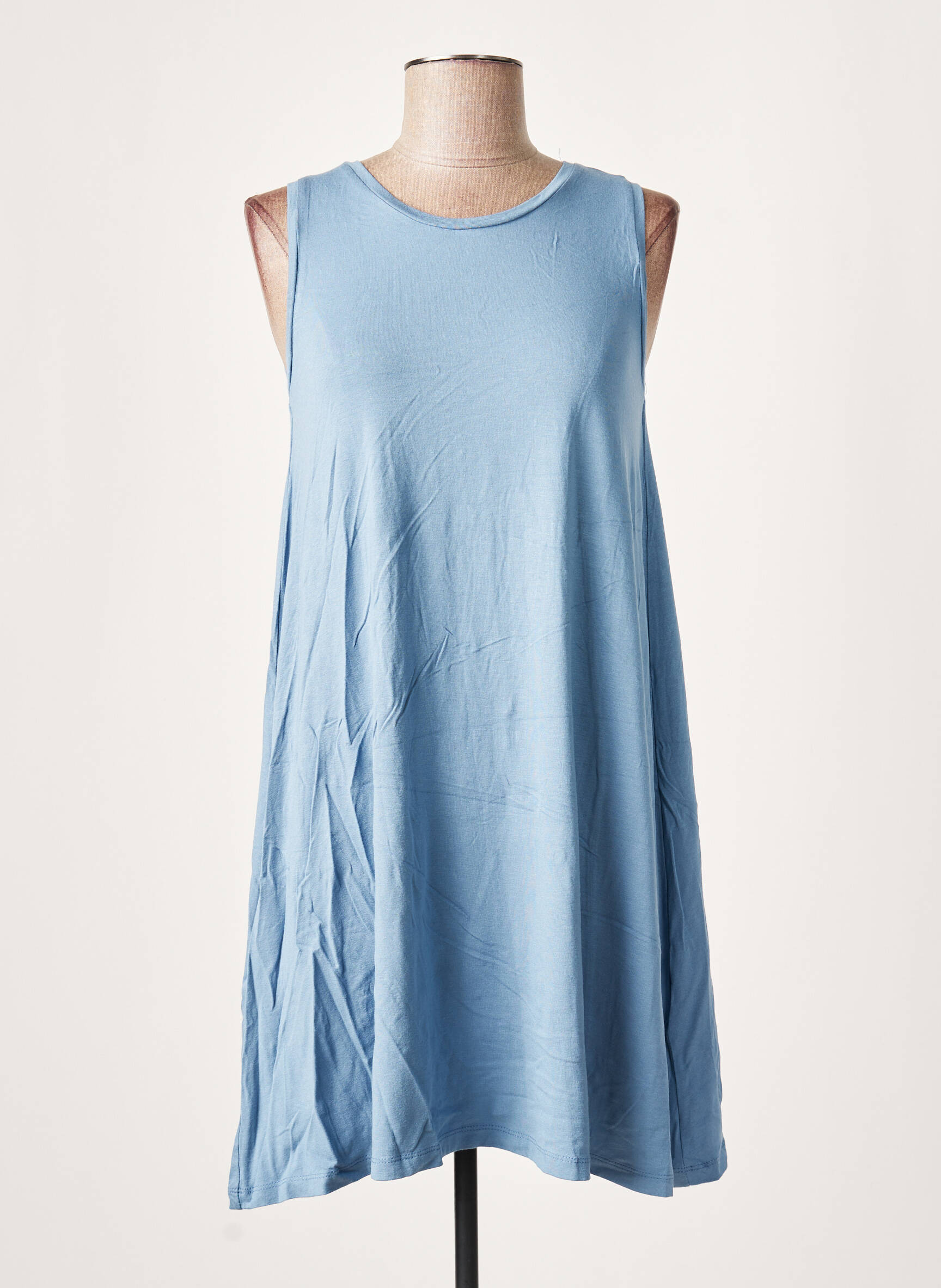 Ltb Tuniquesansmanche Femme couleur bleu