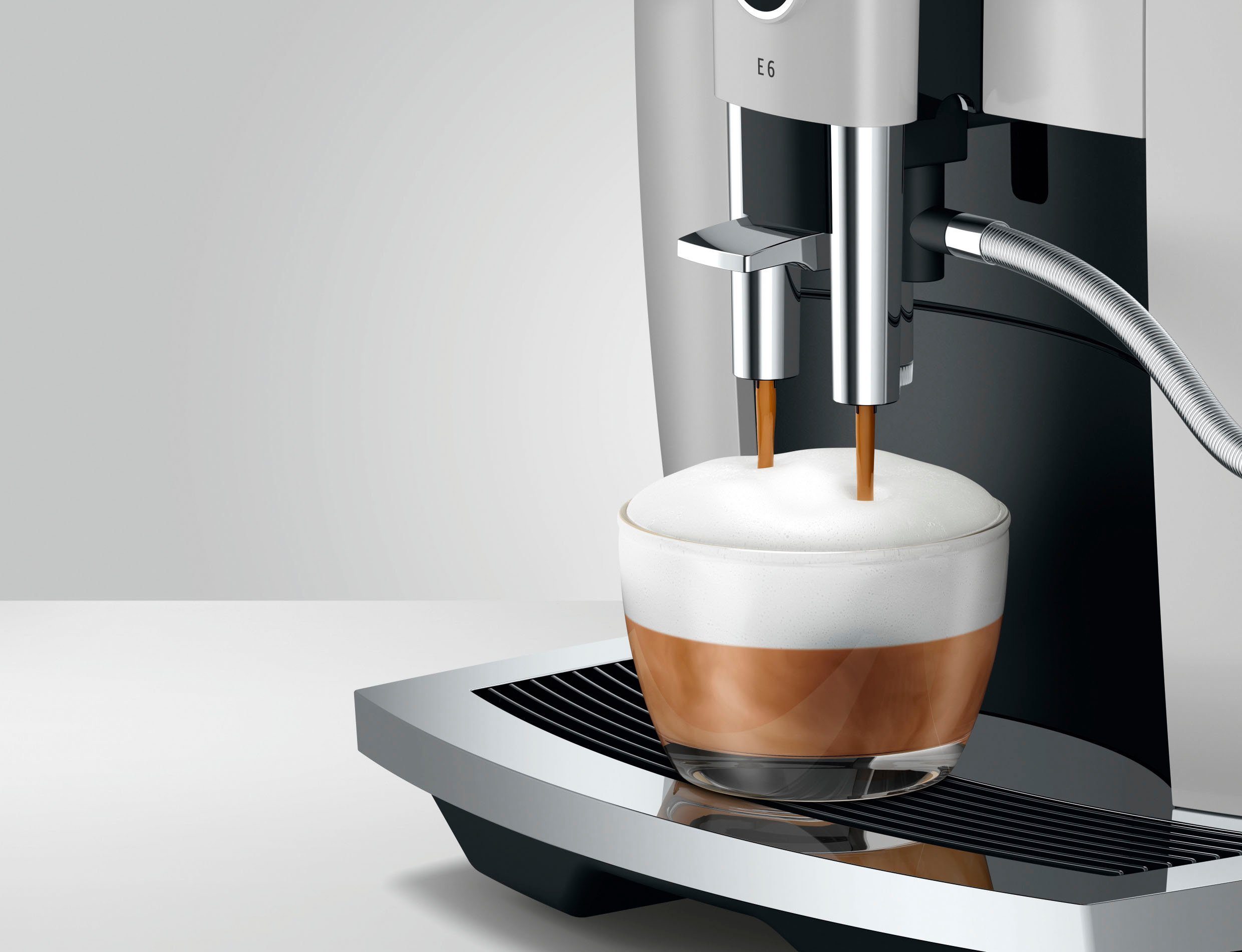 JURA Kaffeevollautomat 15676 E6 Platin (ECS), inkl. 24160 WiFi-Connect