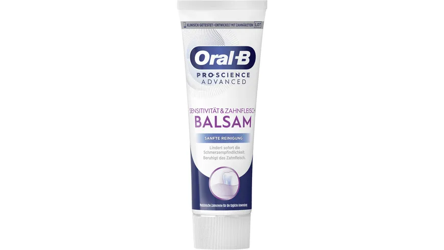 Oral-B Zahnpasta Pro-Science Advanced Sensitivität und Zahnfleisch Balsam 75 ml