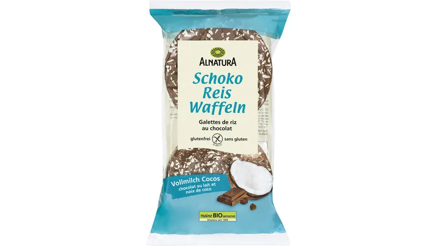 Alnatura Bio Reiswaffeln Vollmilch Cocos 100 g