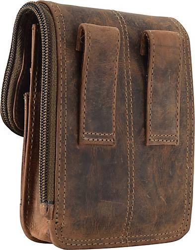 Greenburry Vintage Gürteltasche Leder 14,5 cm