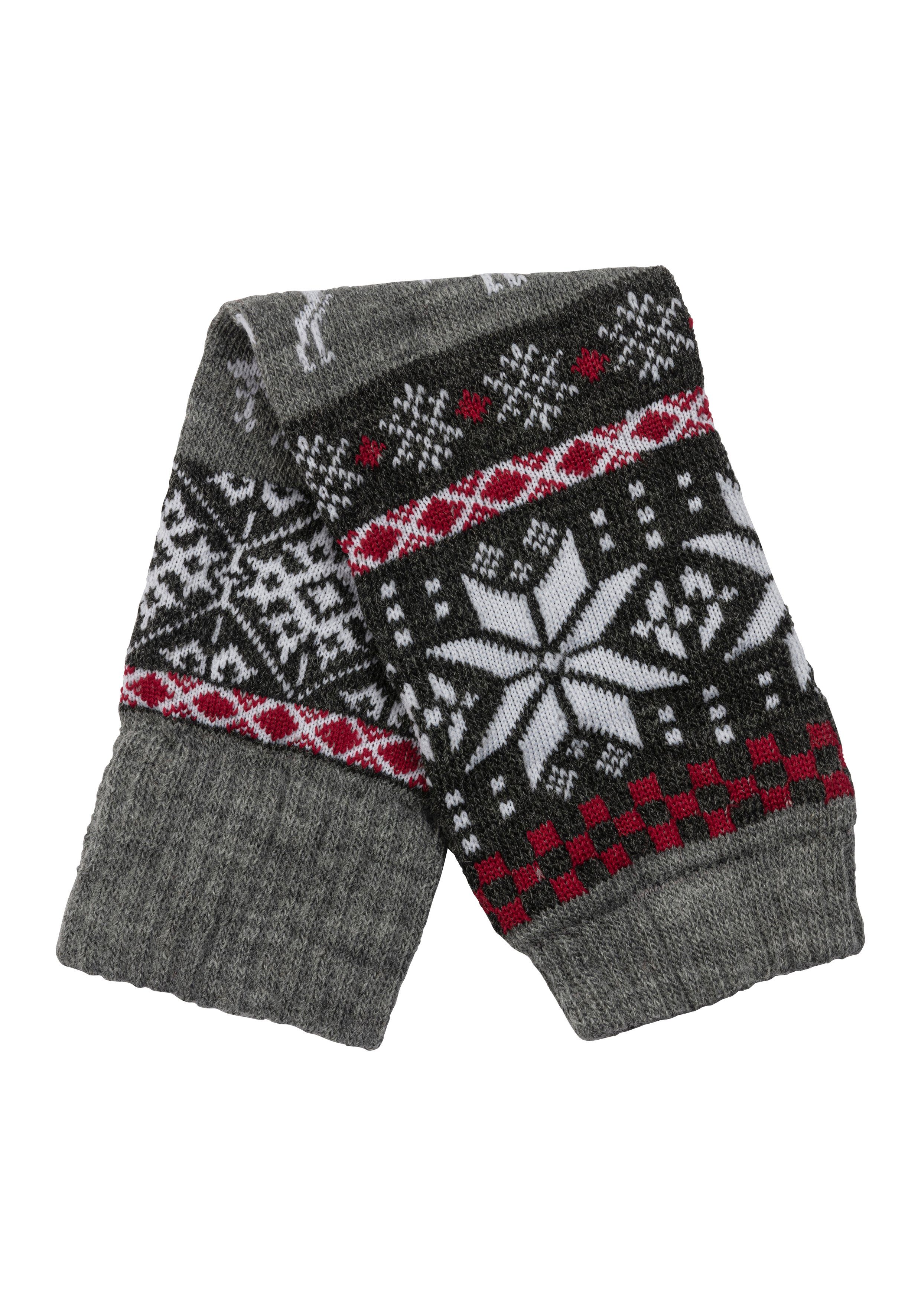 Lavana Beinstulpen mit eingestrickten Motiven