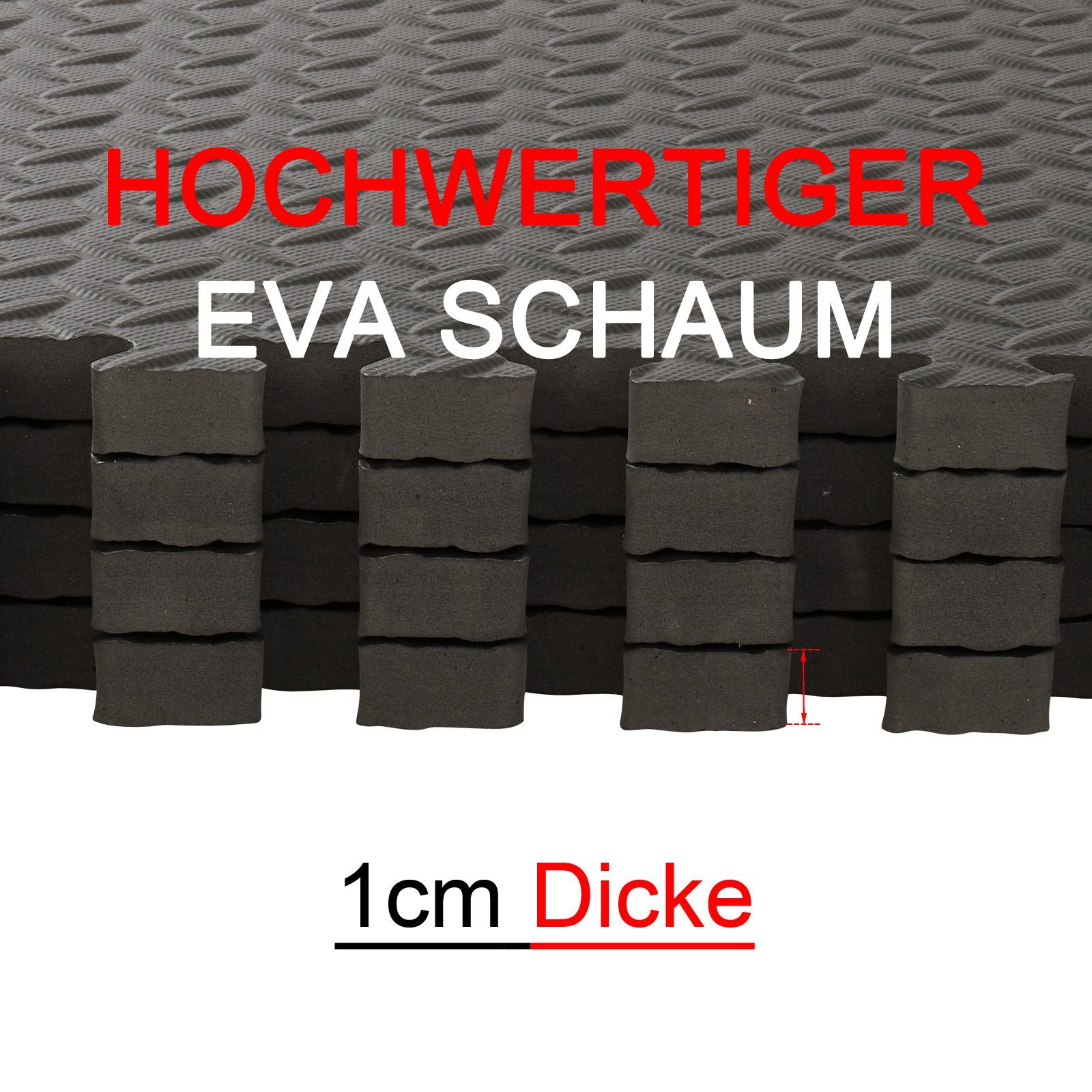FCH Bodenmatte Schutzmattenset mit Endstücken (Set, 18-St., 18 tlg)