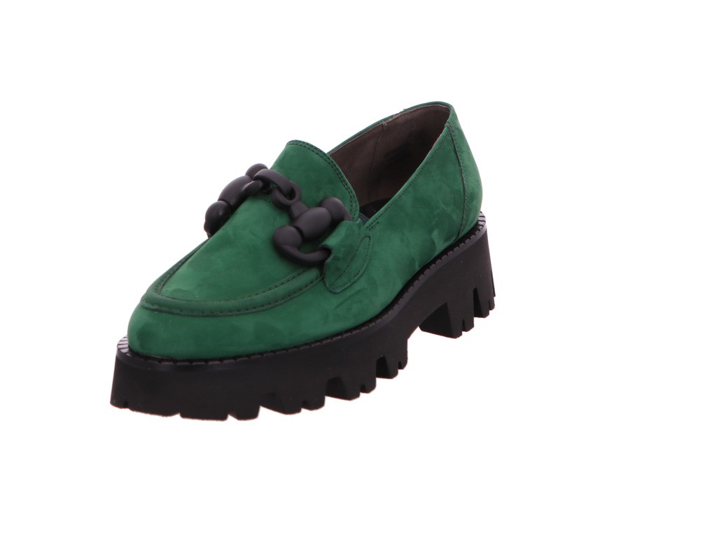 PAUL GREEN Klassische Slipper grün